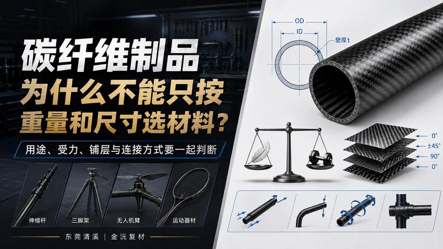 碳纤维制品如何选材?重量和尺寸之外,还要确认哪些参数